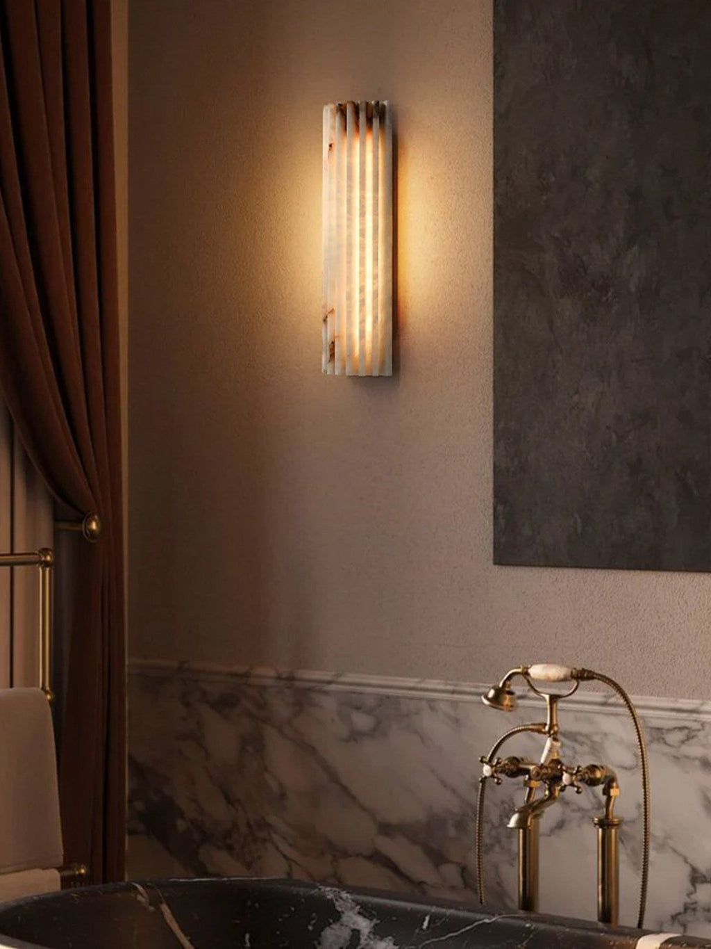 Alvia Alabaster Wall Light - Image 38