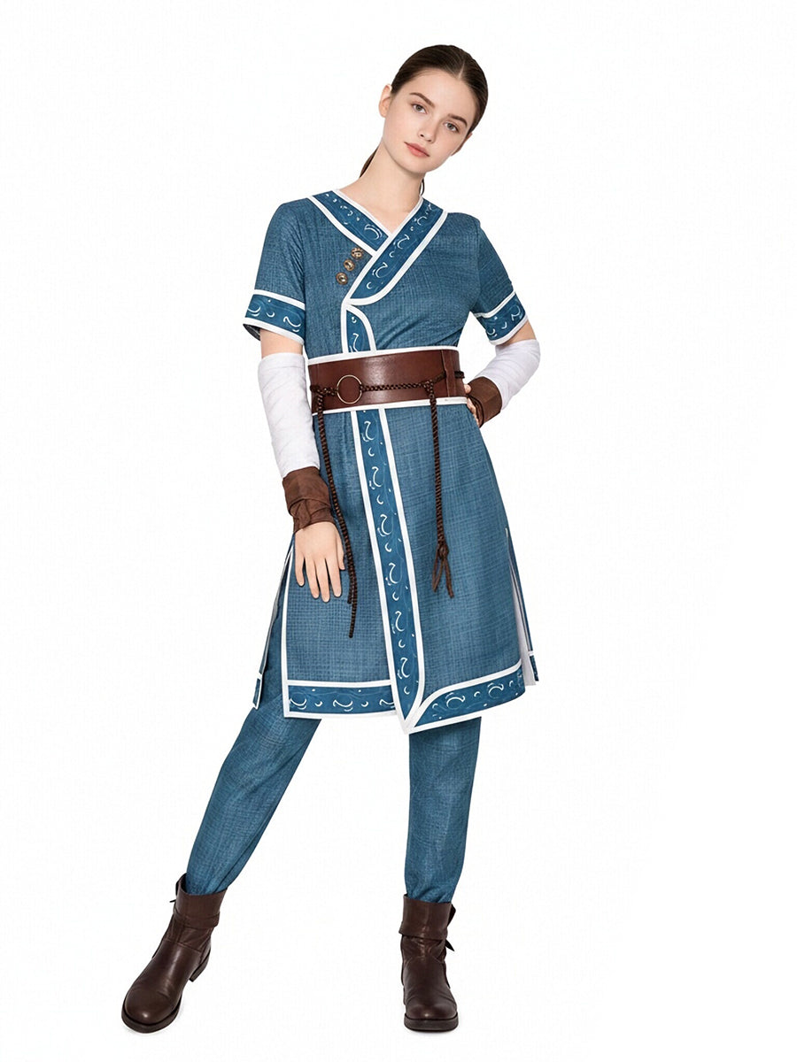 4 Piece Water Tribe Costume - Image 8