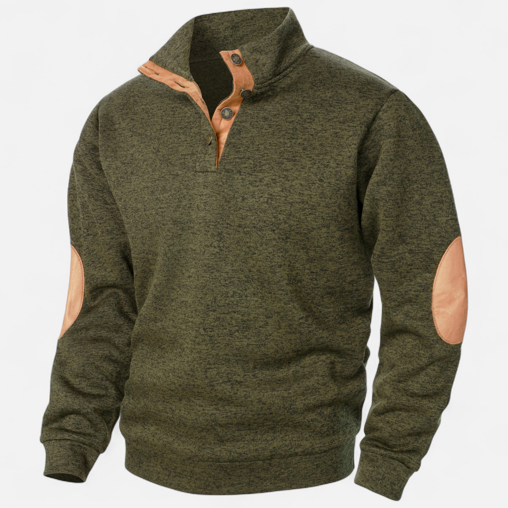 Men’s Modern Warm Stand-up Collar Knitted Sweater