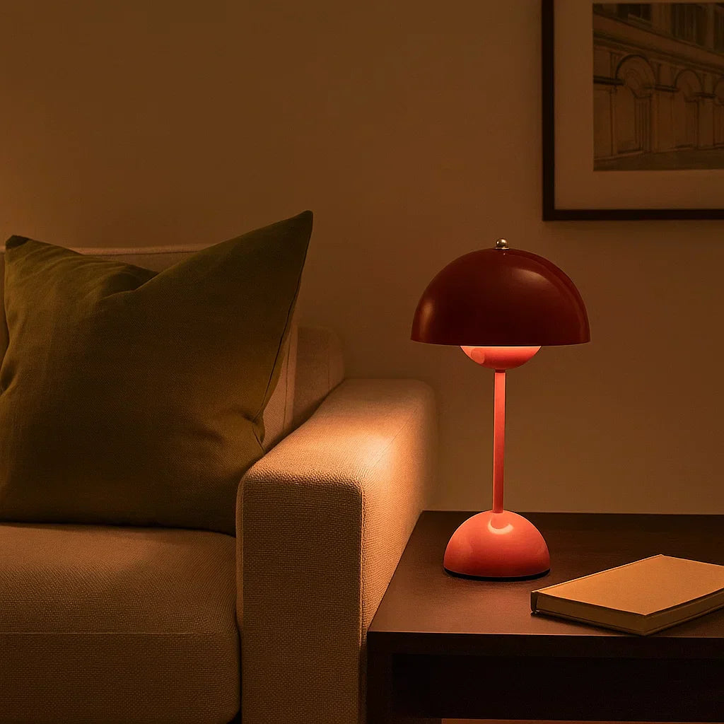 Modern Touch Table Lamp USB Powered Lamp with Adjustable Brightness - Image 2