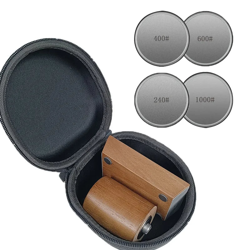 Efficient 2-in-1 Rolling Knife Sharpener Dual-Angle with Magnetic Knife Holder - Image 54