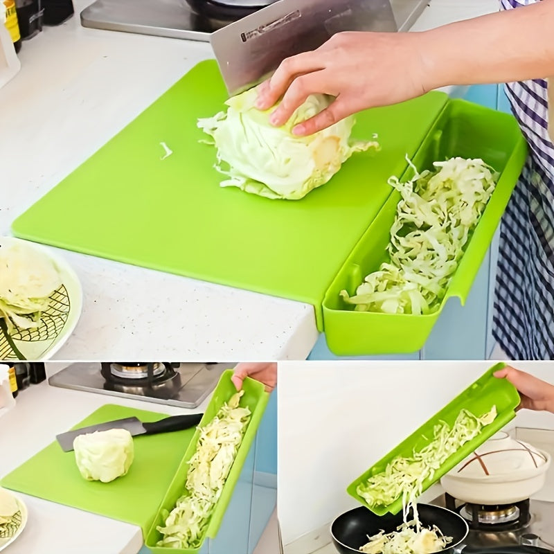 Cutting Board Storage Container 2 in 1 Portable Meal Prep Chopping Board - Image 3