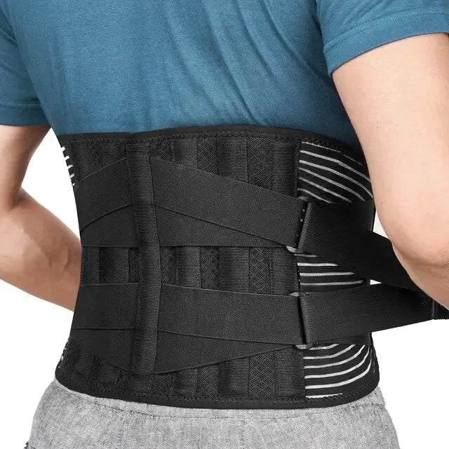 Lower Back Support Brace Adjustable Compression