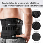 Lower Back Support Brace Adjustable Compression - Image 3