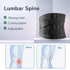 Lower Back Support Brace Adjustable Compression - Image 6