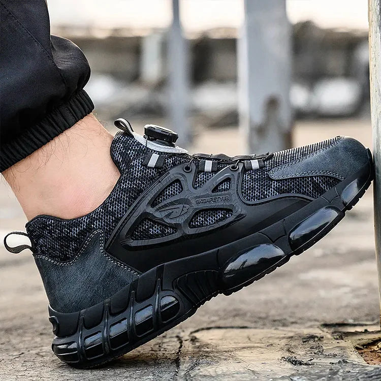 Men’s Shock-Absorbing Protective Work Anti-Slip Shoes