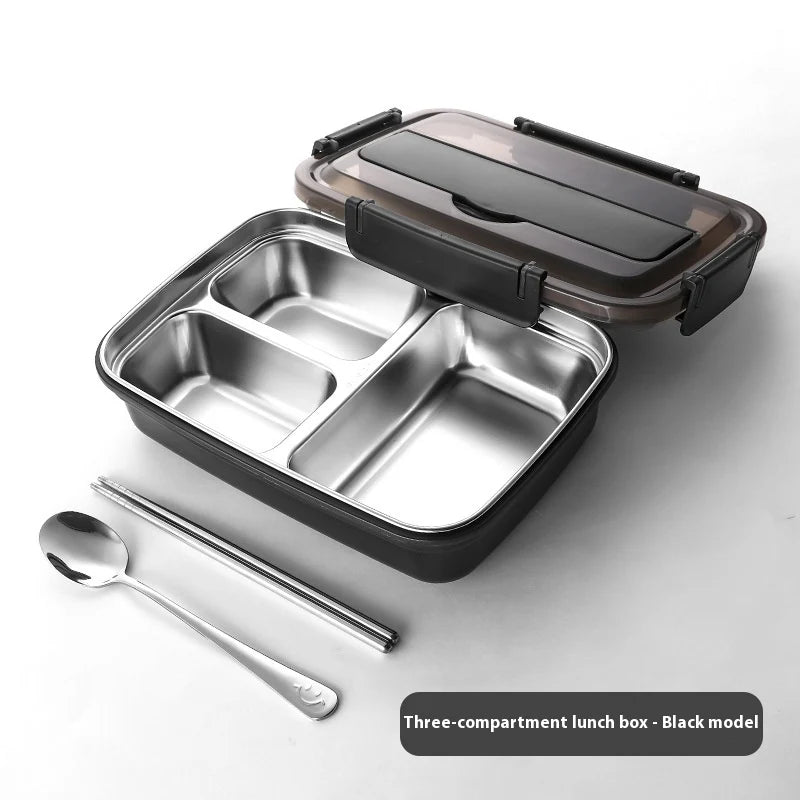 Stainless Steel Bento Lunch Box Phone Stand Lid - Image 2