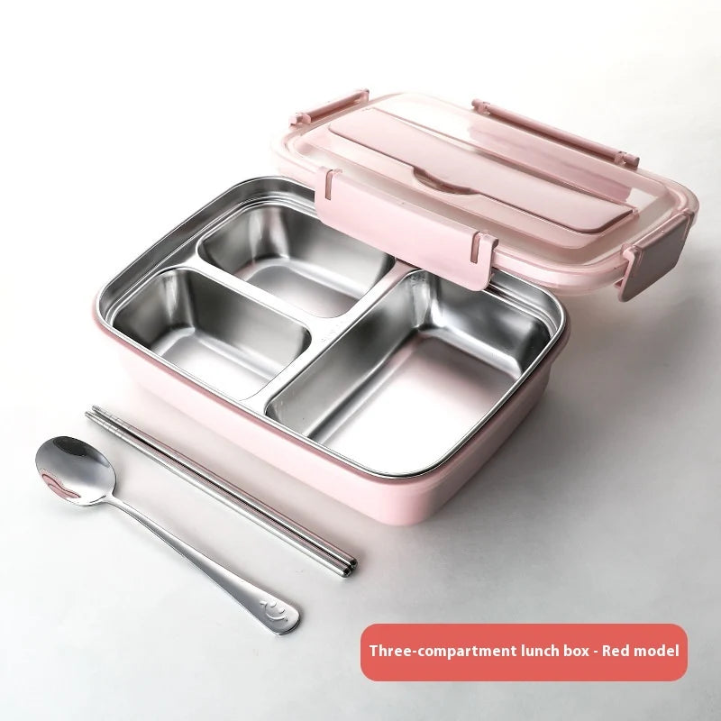 Stainless Steel Bento Lunch Box Phone Stand Lid - Image 4