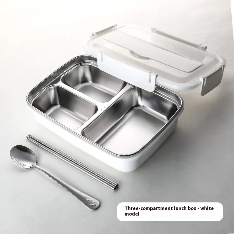 Stainless Steel Bento Lunch Box Phone Stand Lid - Image 5