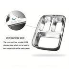 Stainless Steel Bento Lunch Box Phone Stand Lid - Image 6