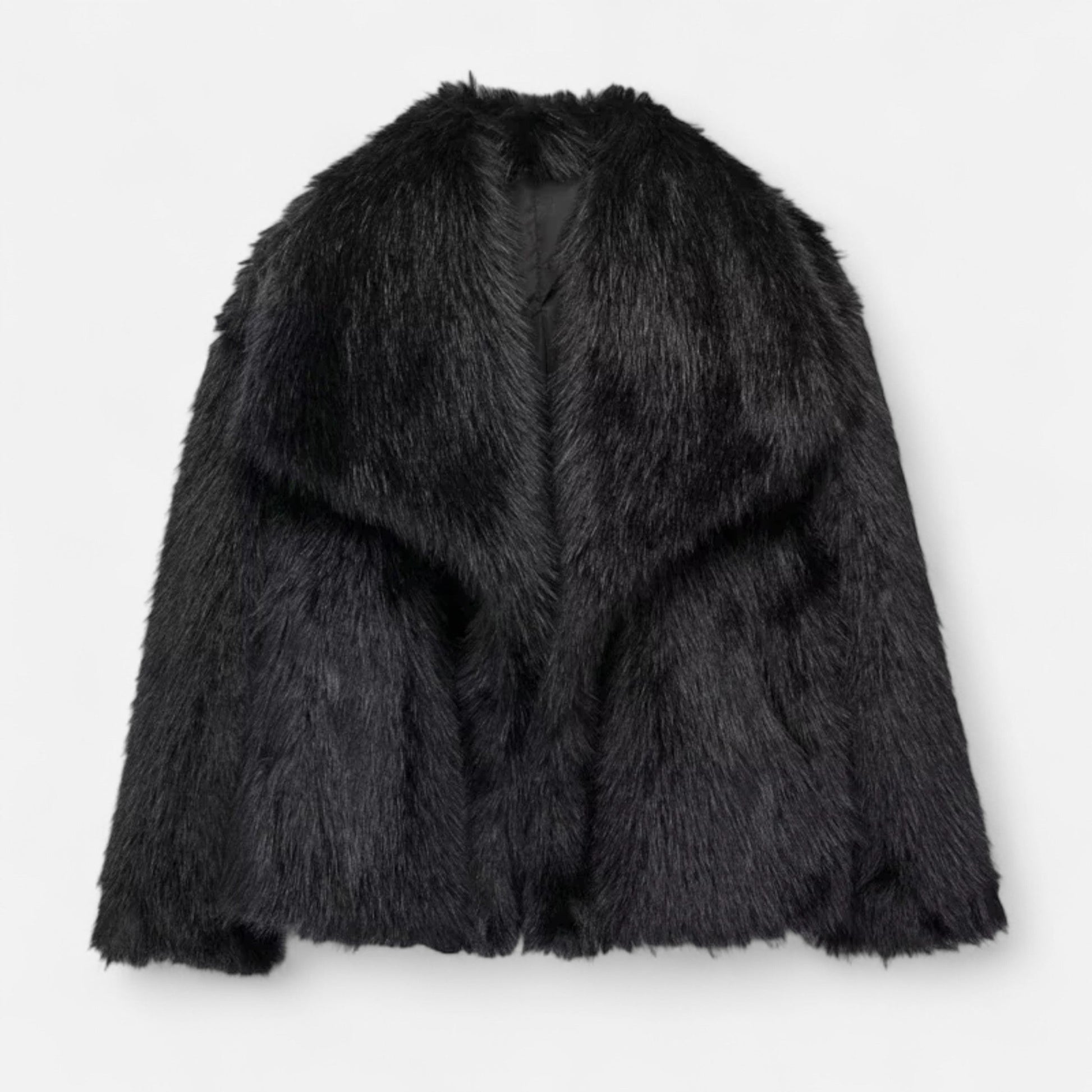 Women’s Elegance Fluffy Fur Winter Coat - Ideal for Both Casual and Formal Looks