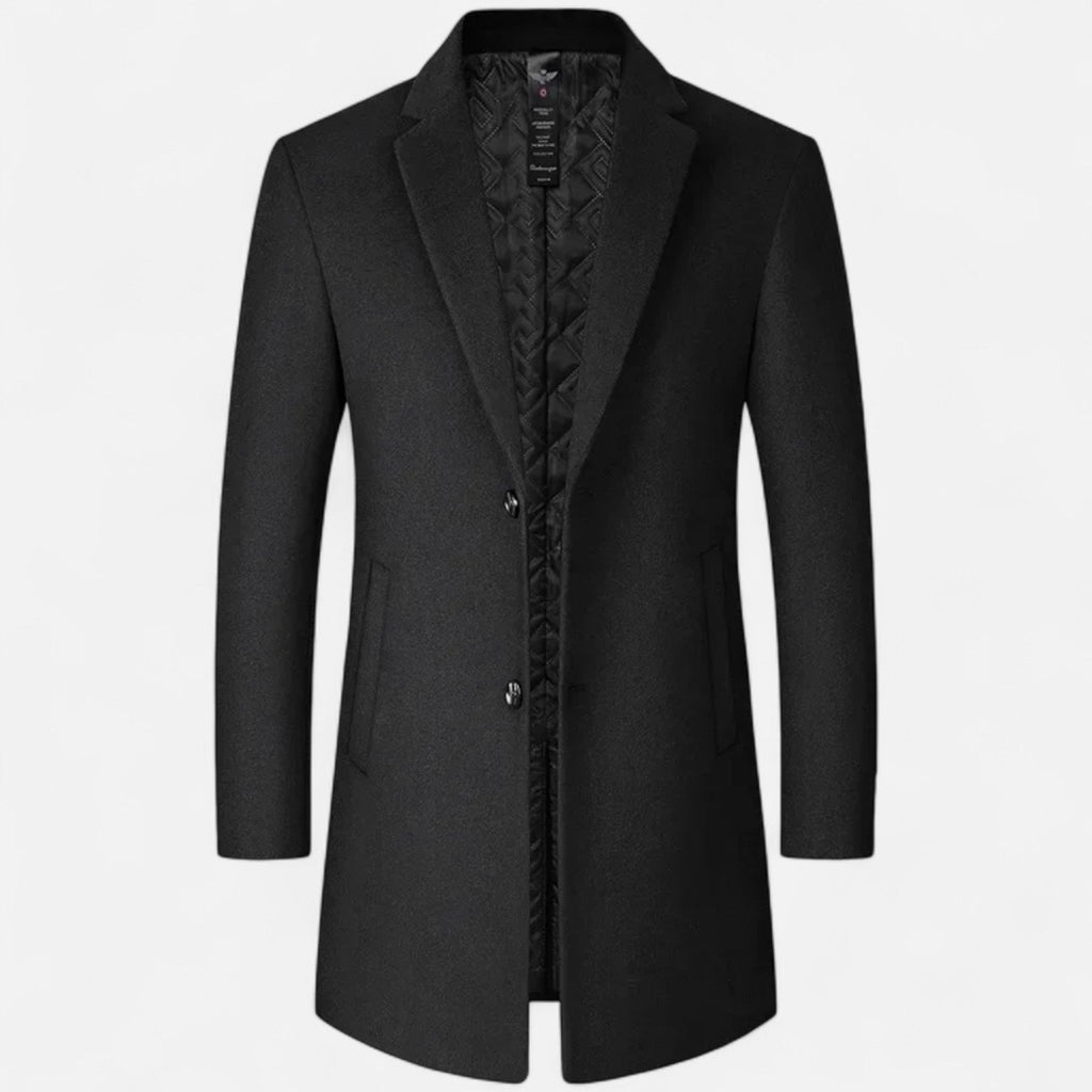 Men’s Classic Seasonal Formal Long Wool Overcoat