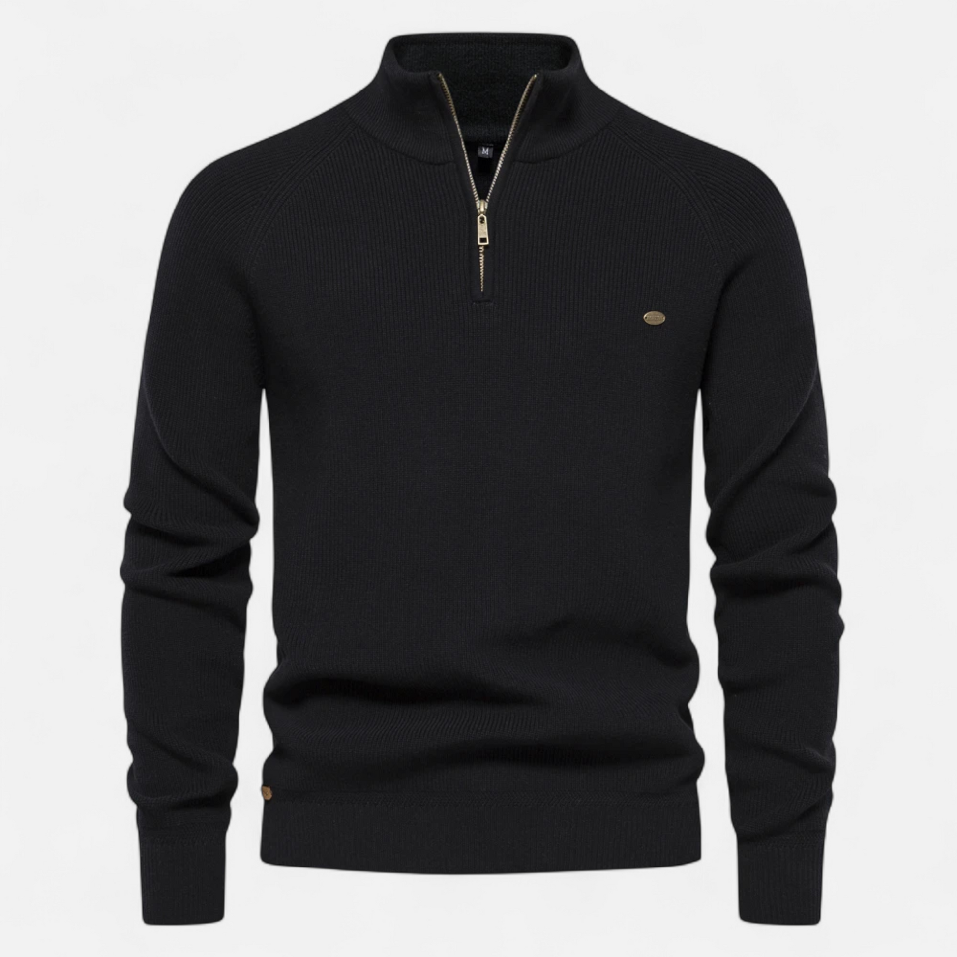 Men’s Timeless Warm Half-Zipper Knitted Sweater