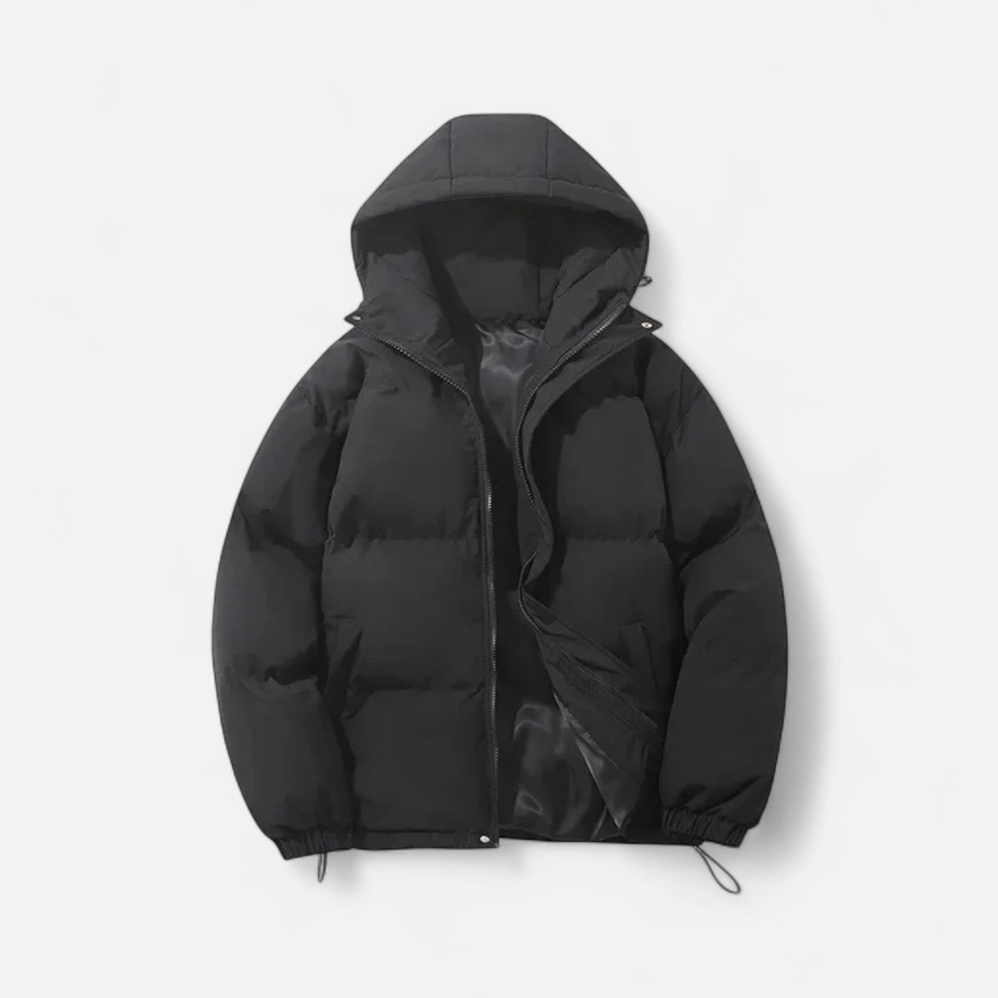 Versatile Insulated Quilted Unisex Hooded Puffer Jacket for Winter