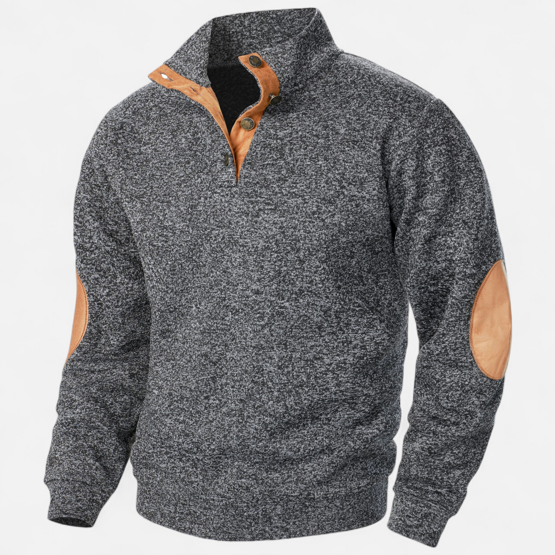 Men’s Modern Warm Stand-up Collar Knitted Sweater