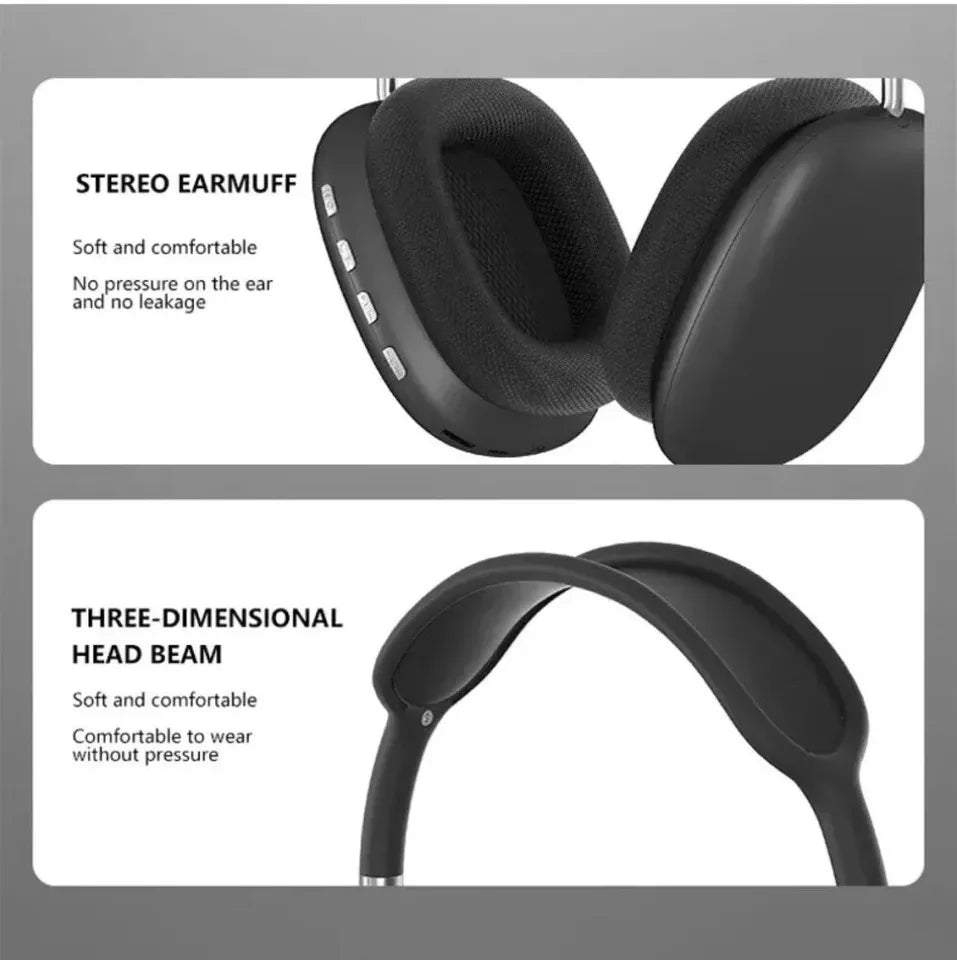 Bluetooth Headphones with HiFi Stereo & Noise Cancelling - Image 3