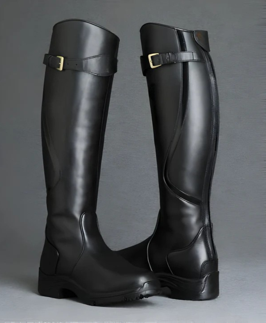 Women's Sleek Weather-Resistant  Equestrian Practical Riding Boots