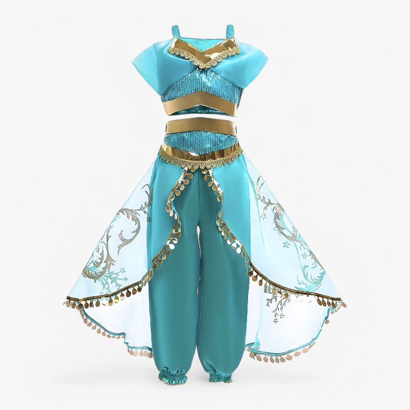 Girls Tulle Princess Dress Up Costume - Image 2