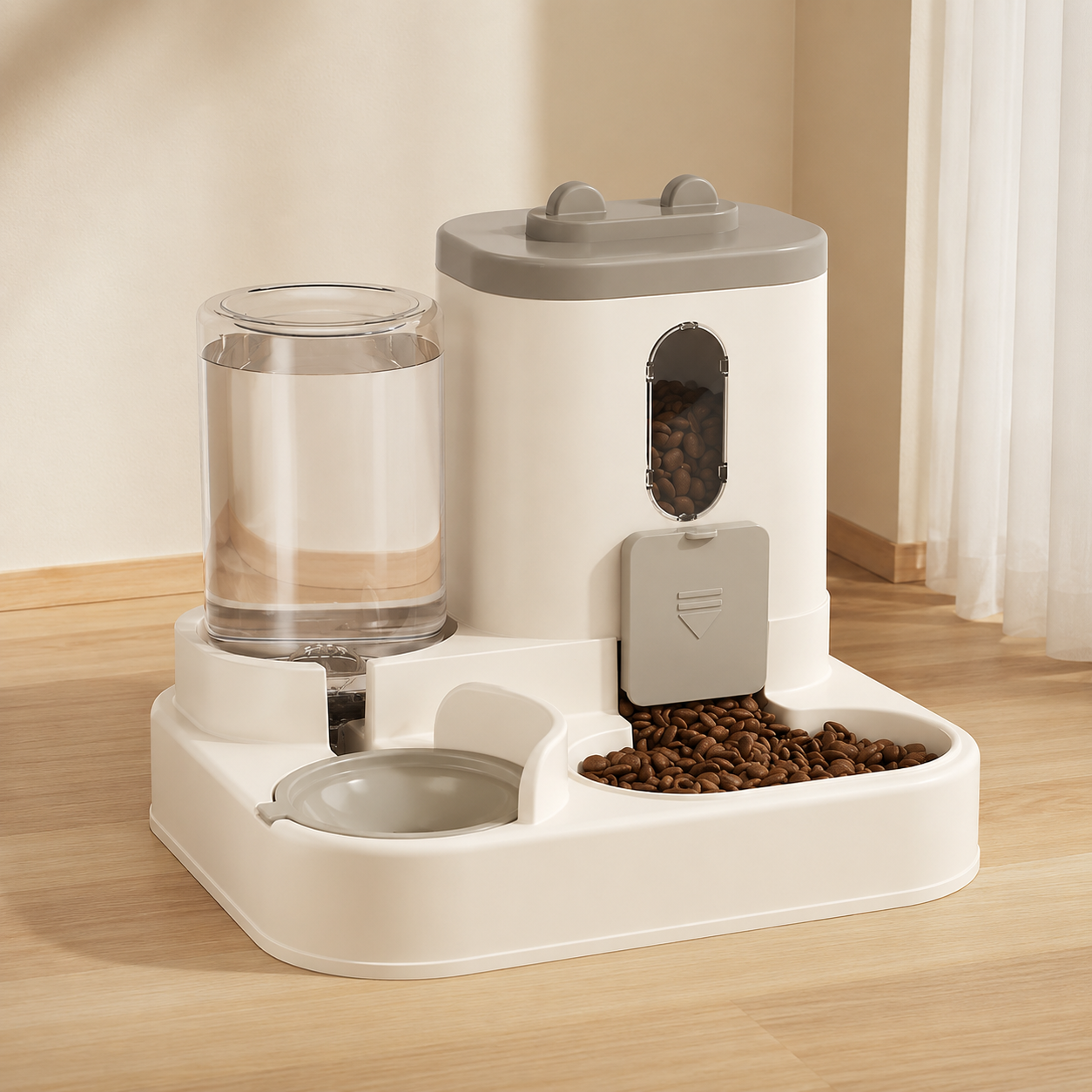 Automatic Pet Feeder and Water Dispenser for Dogs and Cats