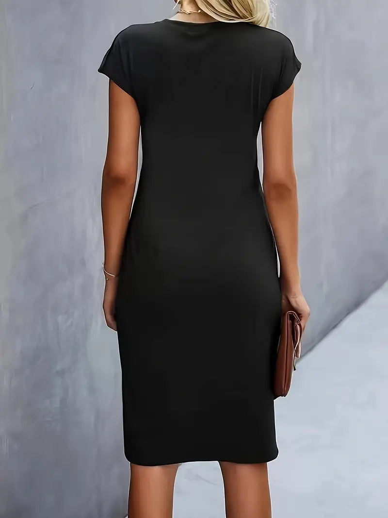 Women's Timeless Fashion Scoop Neck Dress