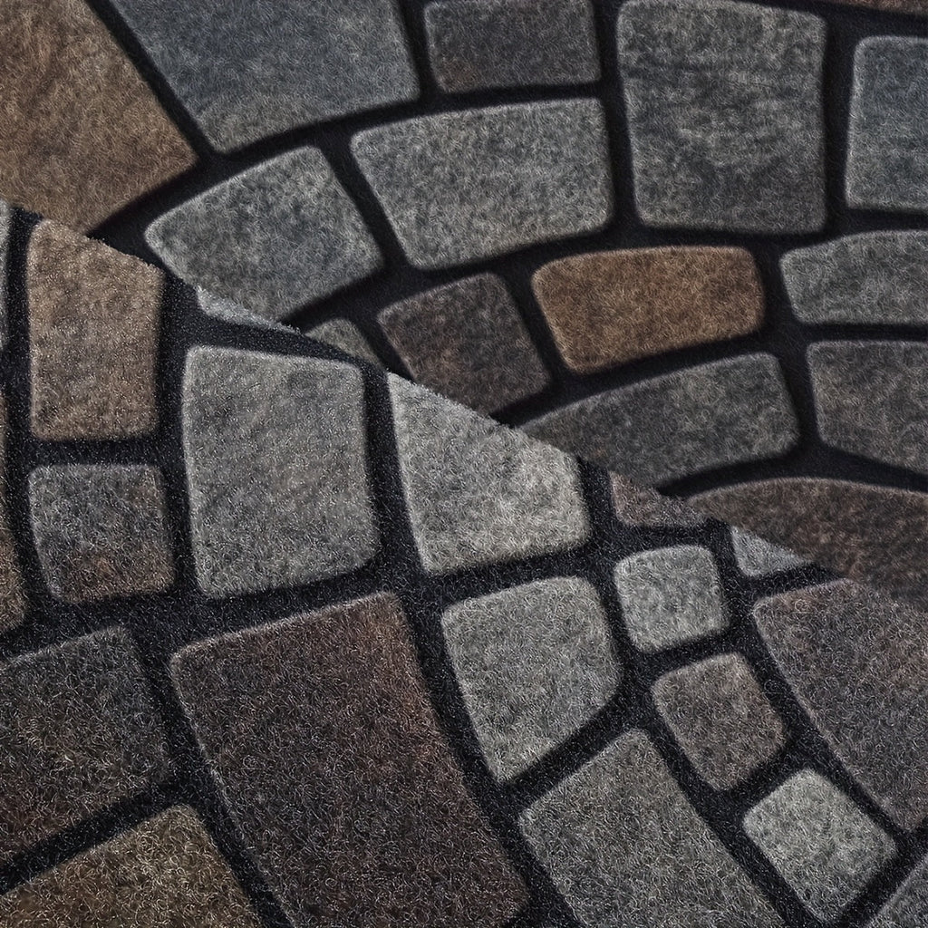 Half-Circle Mosaic Door Mat | Indoor & Outdoor Use - Image 7