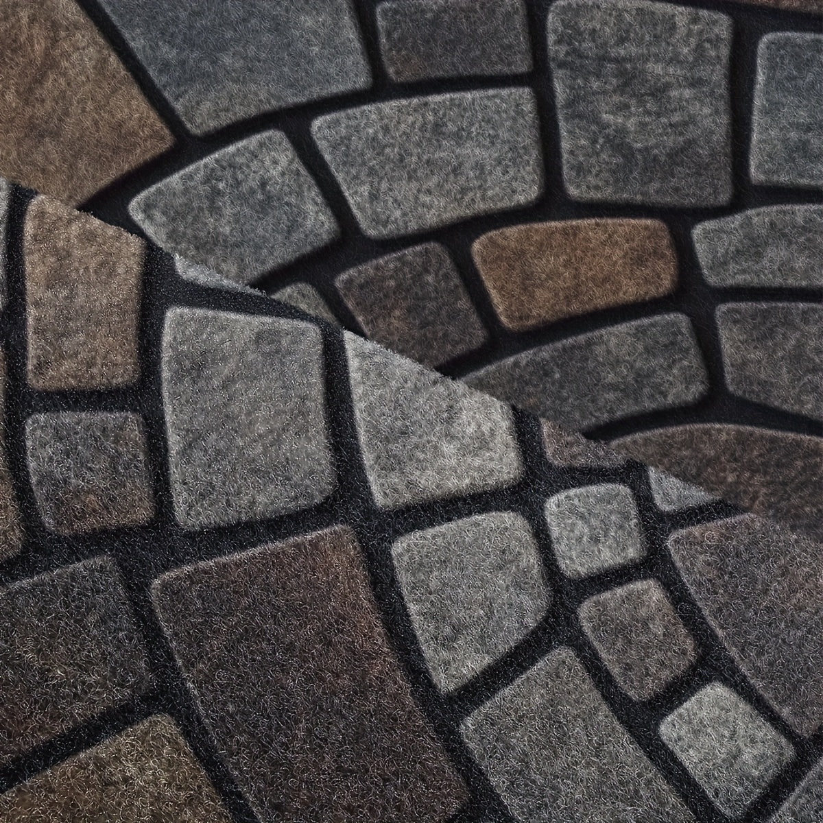 Half-Circle Mosaic Door Mat | Indoor & Outdoor Use - Image 7