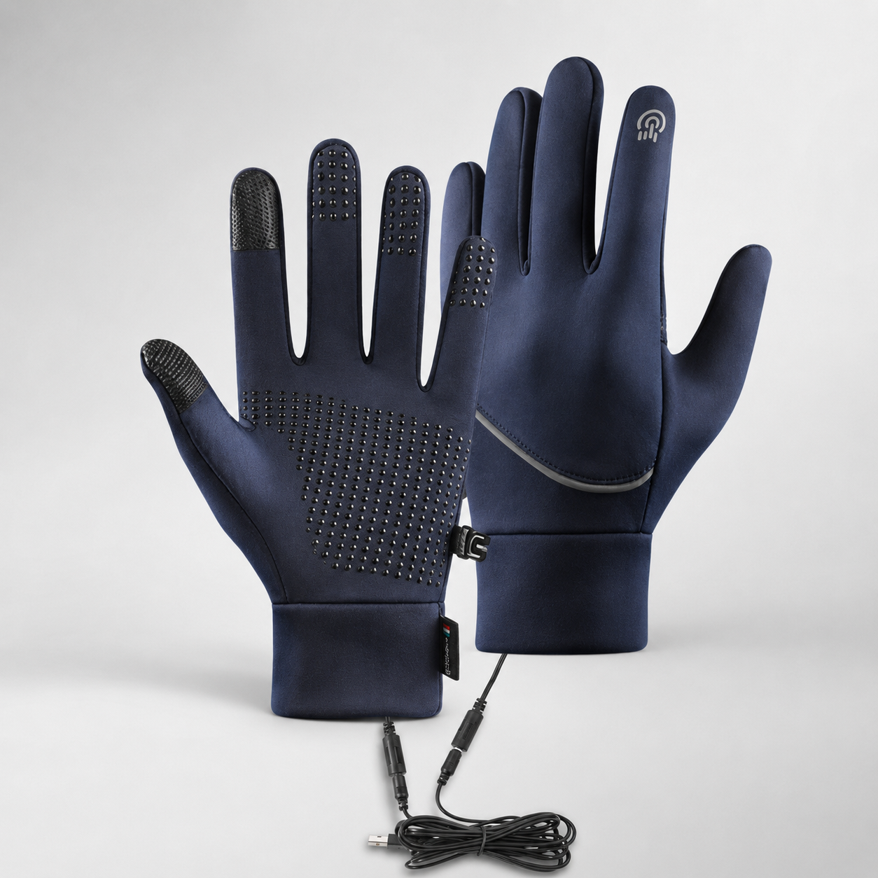 Heated Winter Gloves USB Rechargeable Touchscreen Cycling Windproof - Image 3