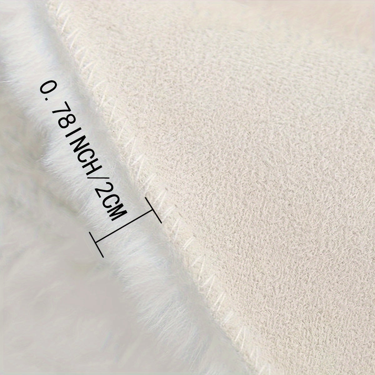 Round Fluffy Rug Plush Shaggy Circle Bedroom Carpet - Image 6