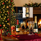 24 Day Champagne Advent Calendar 2026 Flat Decorative Bottle Designs - Image 2