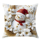 4 Pack Square Christmas Throw Pillow Covers 3D Printed - Image 5