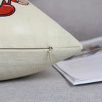 4 Piece Square Linen Look Christmas Pillow Covers Hidden Zipper - Image 7