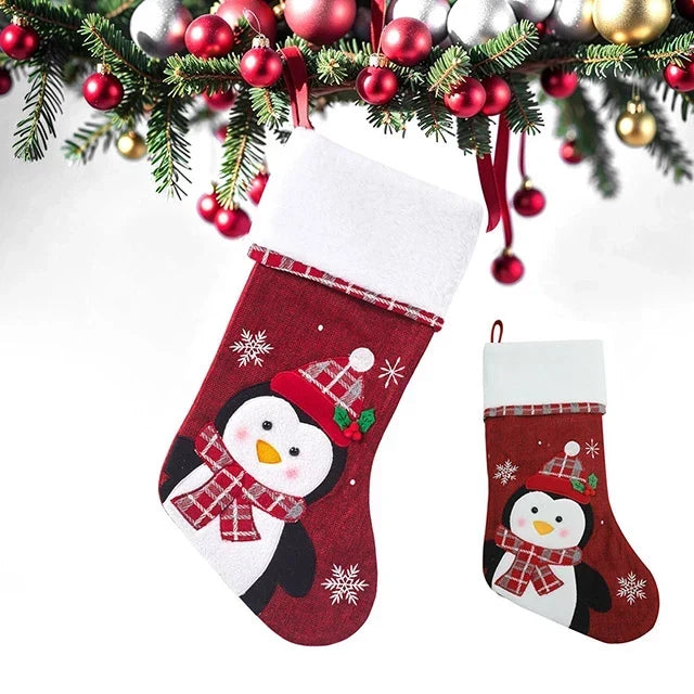 2 Pack Christmas Stockings Plush Cuff - Image 13