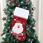 2 Pack Christmas Stockings Plush Cuff - Image 4