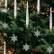 12 Piece Crystal Drop LED Christmas Tree Candles Flickering Flame - Image 24