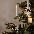 12 Piece Crystal Drop LED Christmas Tree Candles Flickering Flame - Image 8