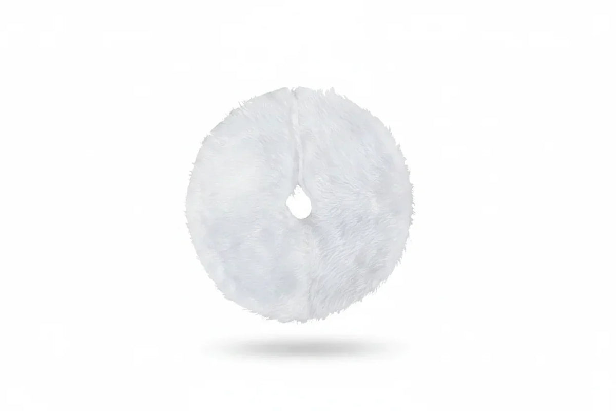 Plush Faux Fur Mini Christmas Tree Skirt - Image 3
