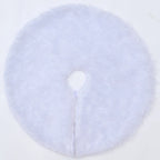 Plush Faux Fur Mini Christmas Tree Skirt - Image 6
