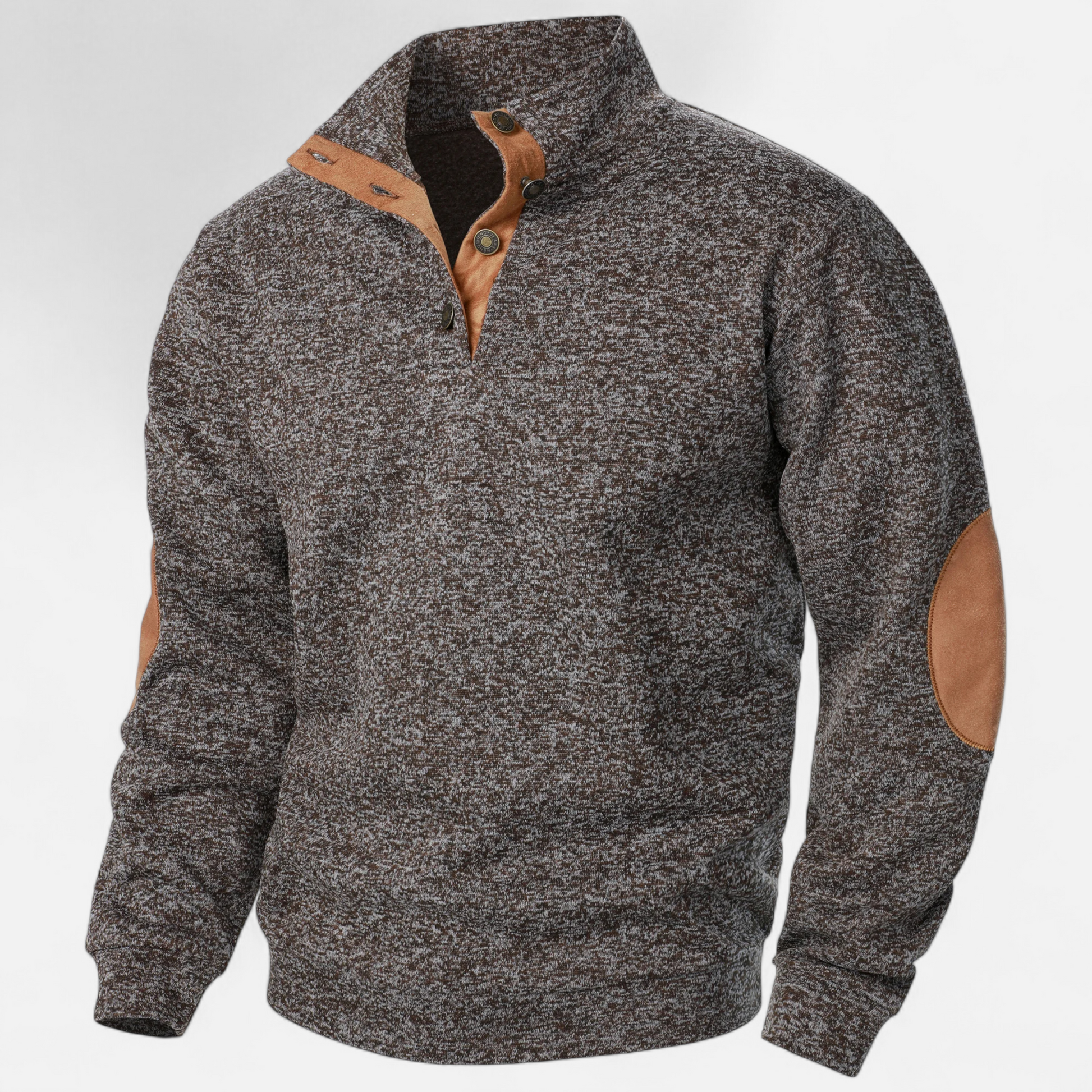 Men’s Modern Warm Stand-up Collar Knitted Sweater