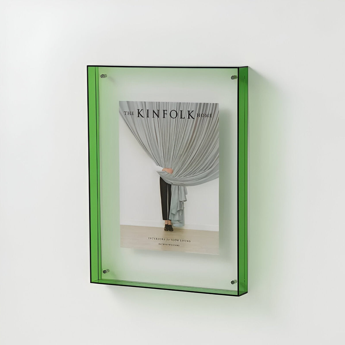 Modern Acrylic Floating Picture Frame Tabletop Wall Mount - Image 10