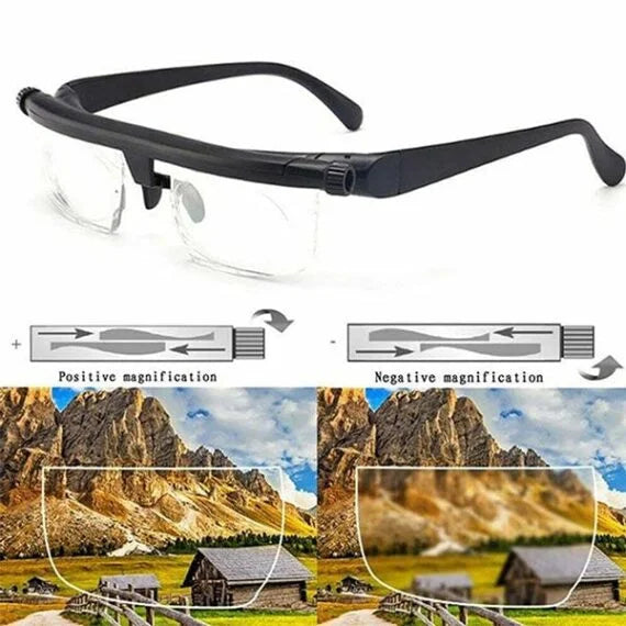 Adjustable Vision Glasses Dial-Focus Eyewear for Near & Distance Use - Image 4