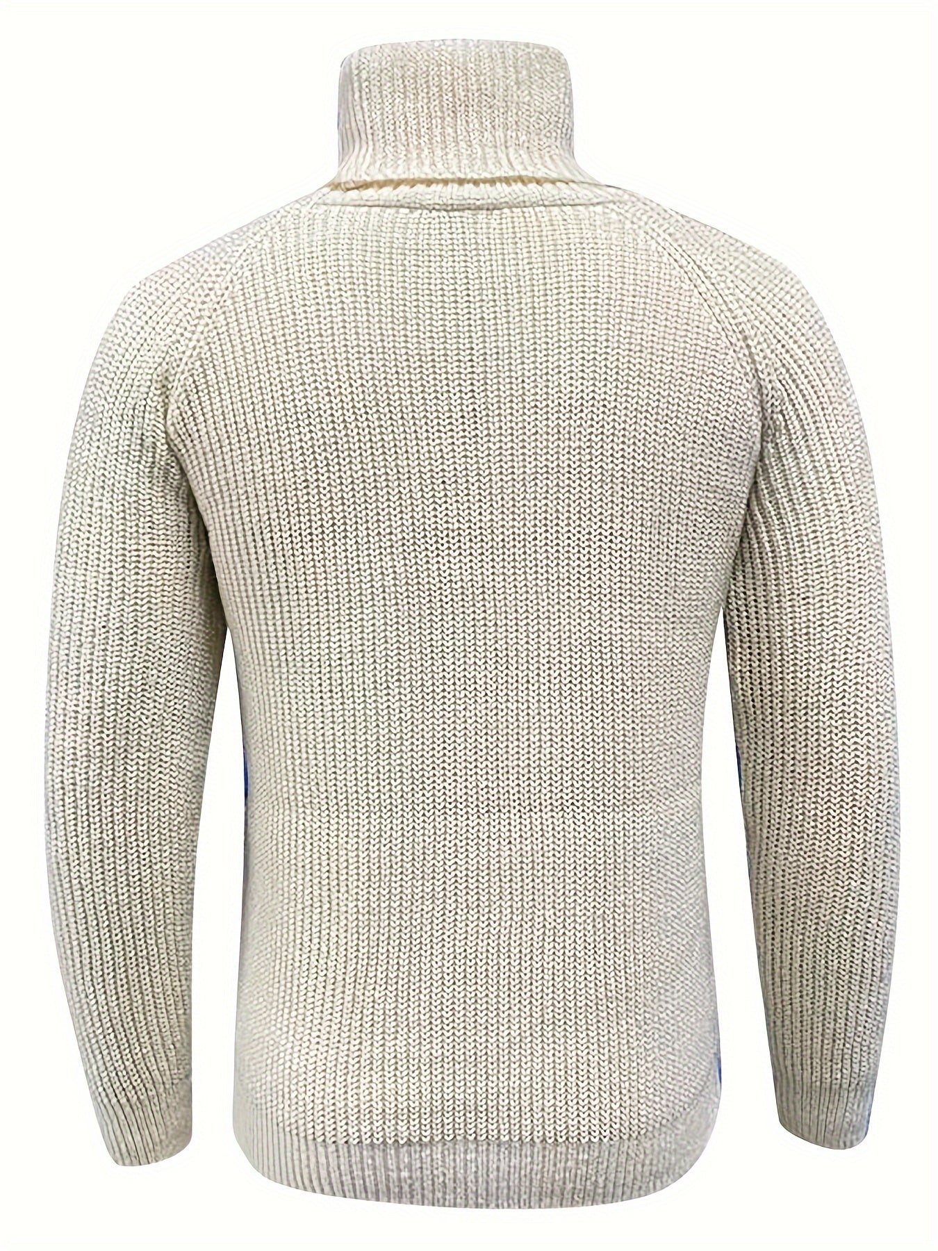 Men's Retro knitted Turtleneck Winter Sweater