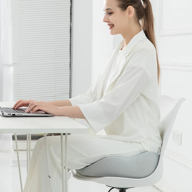 Adjustable Contoured Memory Foam Neck Support Pillow