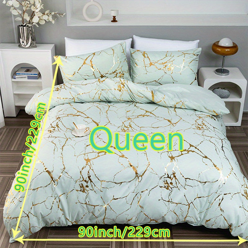 Quilt Cover Set | Hot Stamped Texture | Stylish Bedroom Upgrade | Polyester - Image 26