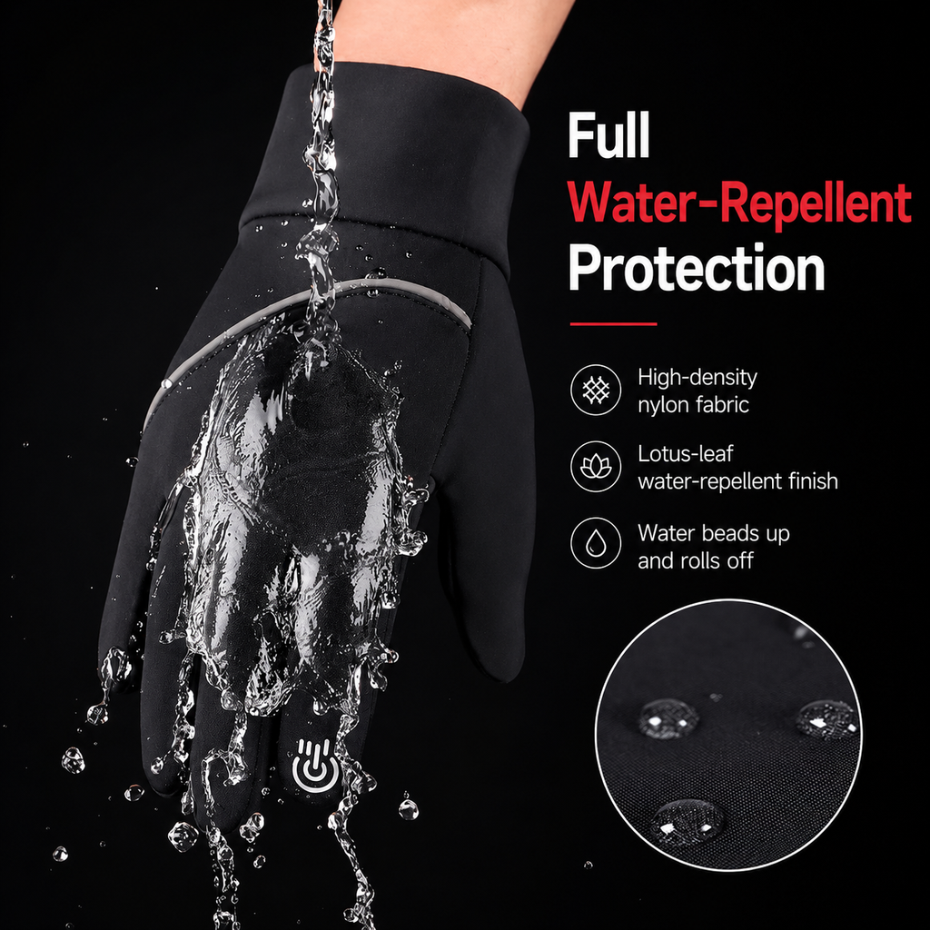 Heated Winter Gloves USB Rechargeable Touchscreen Cycling Windproof - Image 9