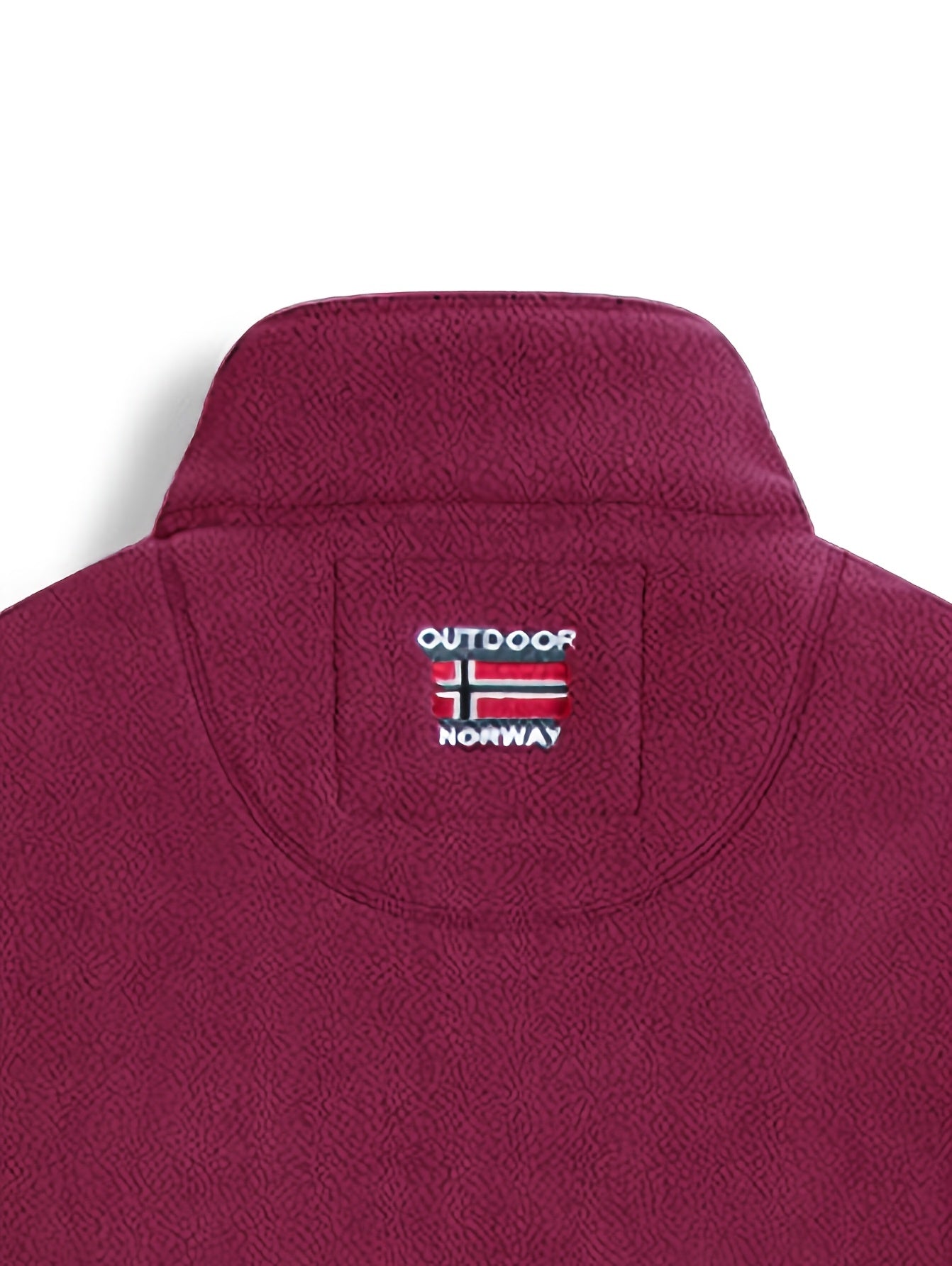 Men's Fashion Warm Outdoor Fleece Jacket with Protective Collar