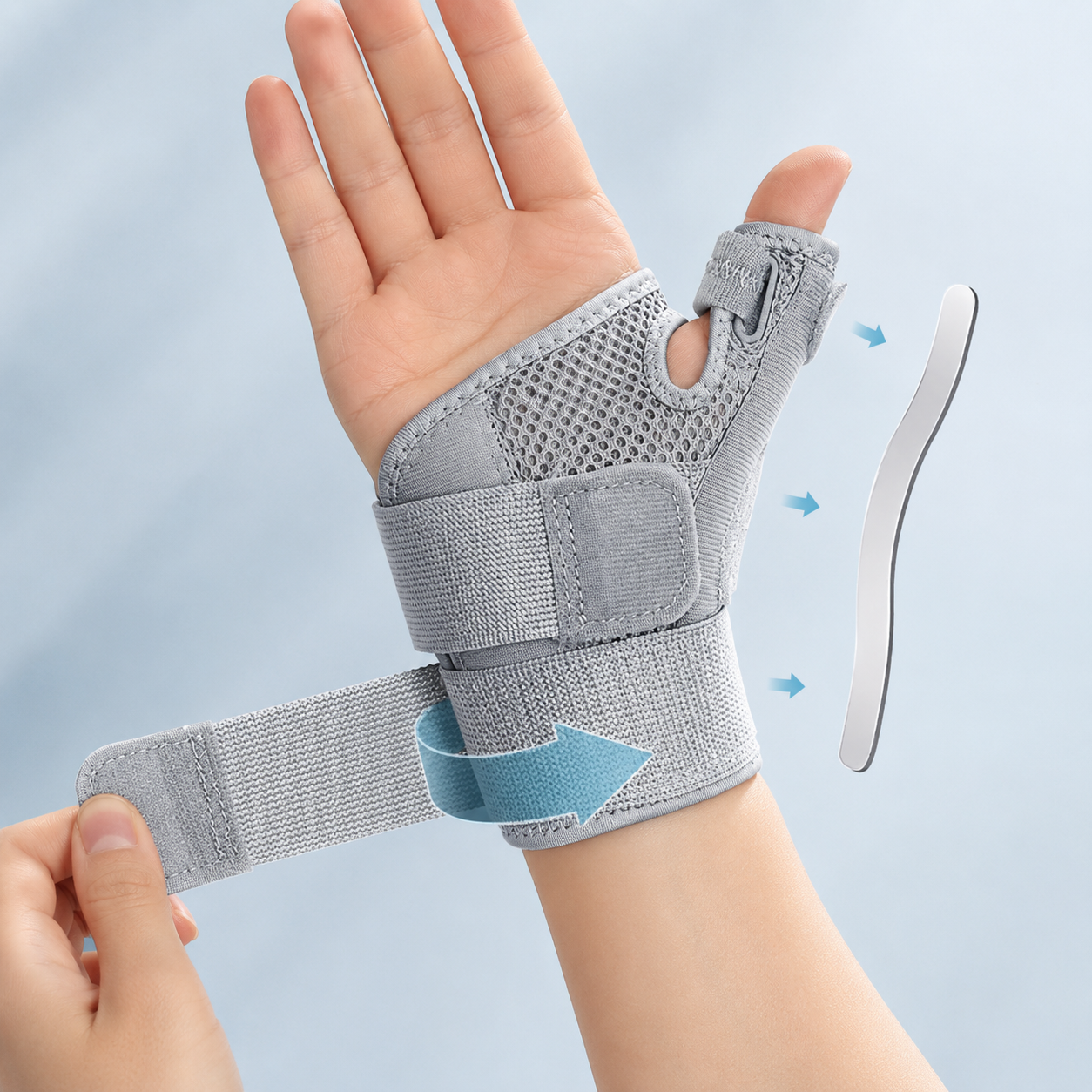 Adjustable Thumb & Wrist Stabilizer for Flexible Support
