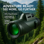 Compact Pocket Monocular Telescope HD Lens - Image 11