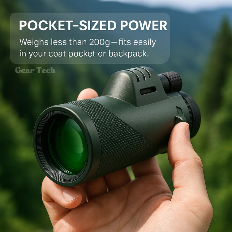 Compact Pocket Monocular Telescope HD Lens - Image 4
