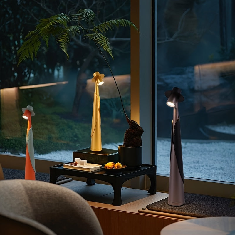 Rechargeable Desk Lamp Touch LED Cordless Bedside Table Light - Image 3