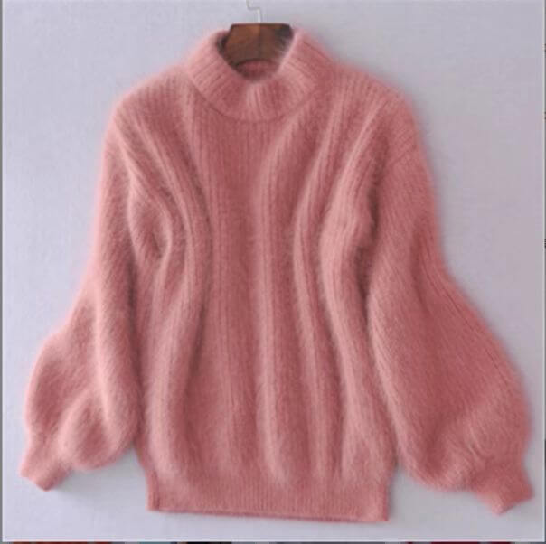 Stylish Loose-Fit Knitted Optimal Soft Sweater with a Modern Style